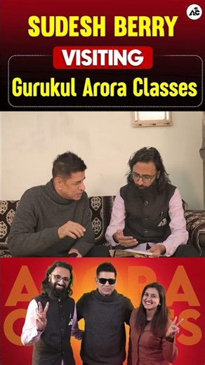 Sudesh Berry Visiting Gurukul Arora Classes