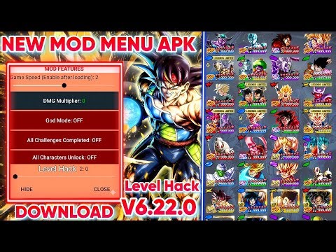 Dragon Ball Legends V6.22.0 SPEED MOD MENU APK / All Characters Unlock / Level 999,999 / Arts BOOST