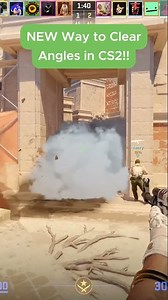 The NEW way to clear angles in CS2! #cs2 #counterstrike2