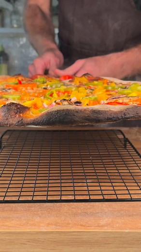 11K views · 212 reactions | Doc told me to get my veggies in.. VEGGIE PIZZA. Growing up, I was not a fan - but I’ve now seen the light. Mushroom, onion, bell pepper, jalapeño. Perfect  Baked in my home oven - 550° for 7 minutes. Anyone with any oven can make this pizza at home! Follow my pinned dough recipe and check out my dough calculator linked in bio Happy baking! #doughguy #homemade #pizza | Dough Guy | Facebook