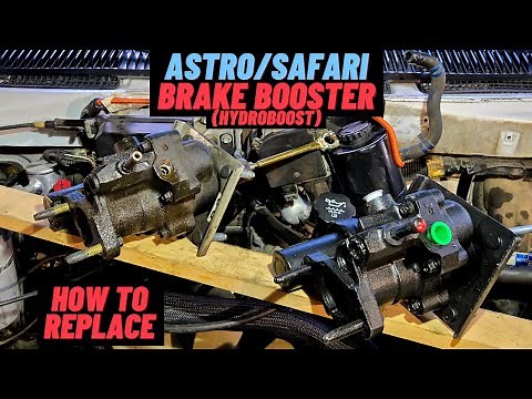 How To Replace the Brake Booster (HydroBoost) Astro / Safari