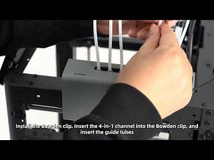 Replace the 4-in-1 channel and filament guide tube