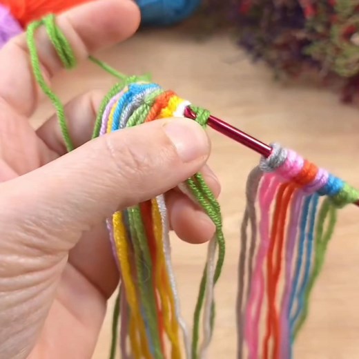 Great idea ~`~♡~I made a key key to dance with the crochet #knitting #crochet #knitting -hacer | Knitting & Crochet World