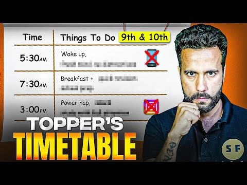 Most Practical Timetable for Class 9 & 10 Students | Top Your Class with 95+ Marks