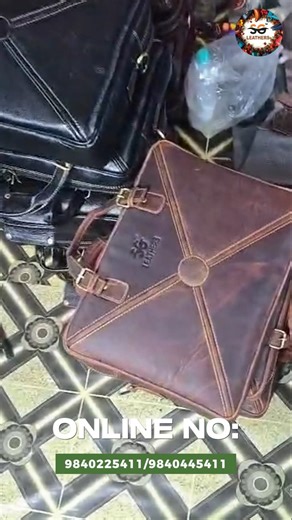 Premium Leather Laptop Bag 💼Style Meets FunctionOnly at SG Leathers