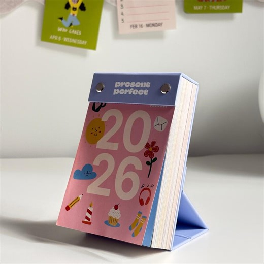 2026 Daily Tear off Desk Calendar | Inspirational Page A Day Calendar | Colorful Aesthetic Desk Decor | Gift for Her - Etsy