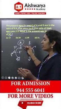 AGES QUANTS | SSC & RRB | Quick Aptitude Tricks for Exams | Aishwarya Academy