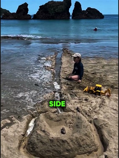 His Sand Castle Was Destroyed