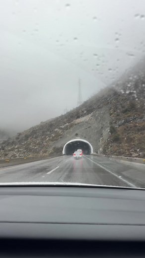 Carretera los chorros alta influencia por nevadas 😬❄️🌲 #saltillo #sierra #nieve #loschorros #monterrey