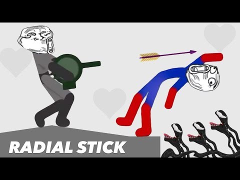 Best Falls | Stickman Dismounting compilation of funny moments RADIAL STICK #708