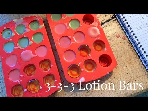 How to Make 3–3–3 Lotion Bars | Simple Studio Tutorial