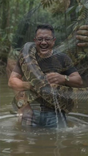 Snake constriction by AI