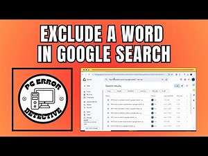 How to Exclude a Word in Google Search