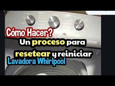 How to Reset or Calibrate a Whirlpool Washing Machine | #washingmachine #whirlpool Xpert system s...