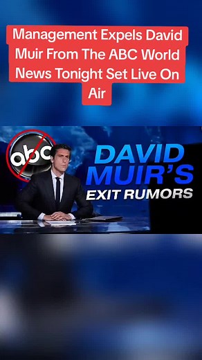 David Muir Expelled Live on ABC World News Tonight
