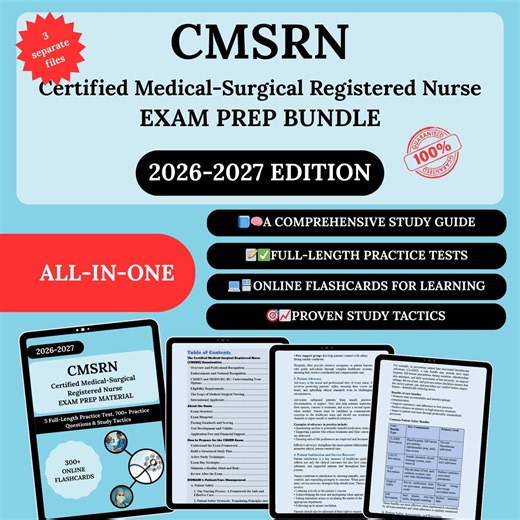 CMSRN Exam Prep Bundle 2026 | CMSRN Study Materials | CMSRN Study Guide | Cmsrn Test Prep | Cms-rn | Cms Rn | Cmsrn Test | Cmsrn Flashcards - Etsy Canada