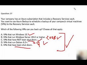9. MS Azure Administrator AZ 104 - Recovery vault, backup, performance metrics
