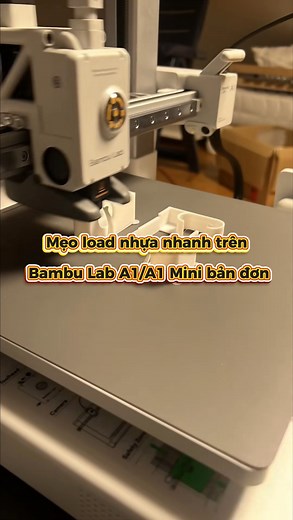 Mẹo unload và load nhựa nhanh trên Bambu Lab A1/A1 Mini #meme3d #3dprinting #mayin3d #bambulab | Meme 3D