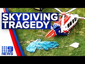 Skydiving instructor dead, passenger seriously injured after accident in Victoria | 9 News Australia