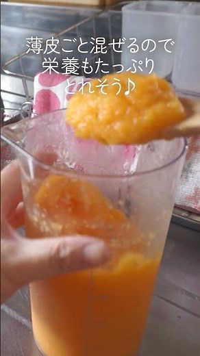 冷凍みかん×ハンドブレンダーで簡単シャーベットジュース♪