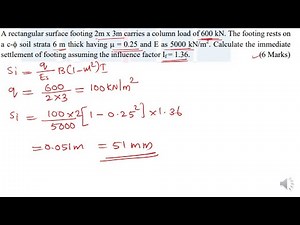 IMMEDIATE SETTLEMENT(ELASTIC SETTLEMENT)