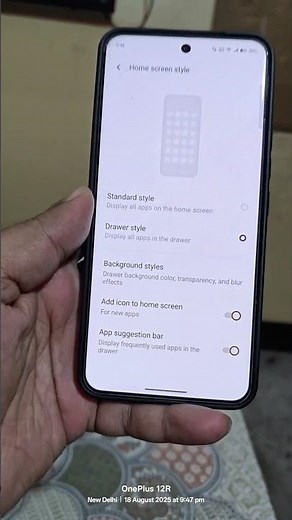 vivo app drawer customisation