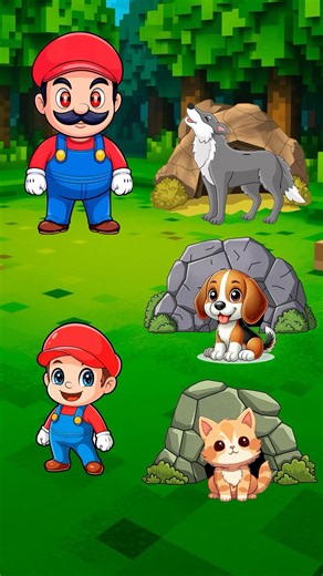 Who can guess the sounds? Mario vs. Mario Junior