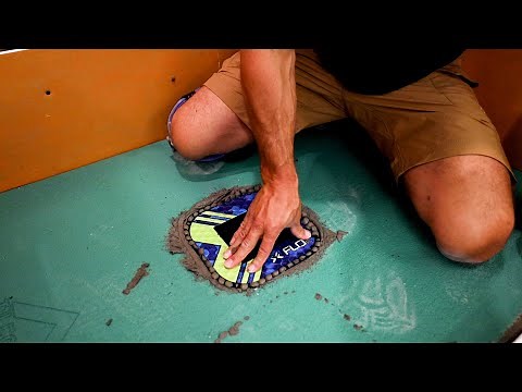 EASY WAY to Install a Tile Shower Pan --- FOAM!!!