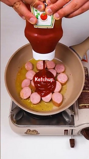 Super Easy Creamy Ketchup Sausage Pasta 🍝