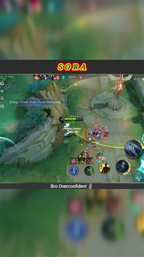 Sora vs Zilong #mobilelegends #mlbb #sora #shorts