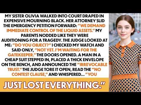 "You Are A Leech!" — My Sister Demanded The Inheritance — I Checked My Watch And The Trustee...