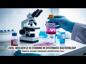 BMLS 3rd Semester | Ziehl–Neelsen Staining (Z-N) | Acid-Fast Staining | Principle & Procedure