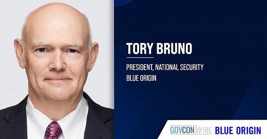Blue Origin Taps Tory Bruno to Lead National Security Push