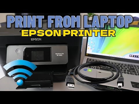 How To Print From Laptop To Epson Printer | Epson Printer Support !!