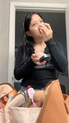 GRWM while I introduce myself. IG: lycheeluc #fyp #viral #relatable #grwm #storytime