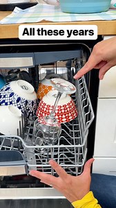 19M views · 13K reactions | How to use taller dishwasher setting #dishwasher #kitchenappliances #kitchentips #wineglass | Liz & Jeff | Facebook