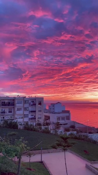Stunning Sunset Over Al Hoceima, Morocco