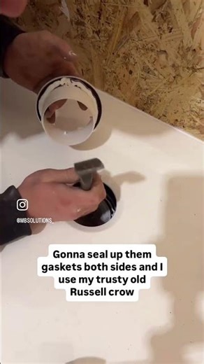 How to install waste on a shower tray.