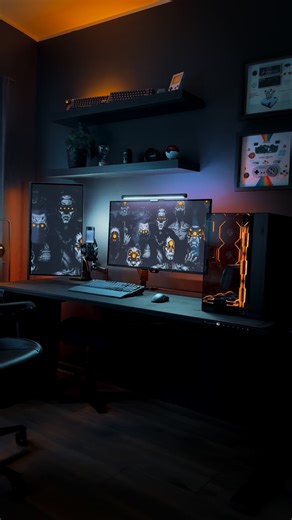 Fuziqo on Instagram: "Slow weekend with some changes to the setup! Finally added a monitor arm for the secondary monitor. I also put the pc on the desk. Now i’m gonna continue with the chill mode, i hope everyone is having a great weekend! #desksetup #gamingsetup #minimalsetup #pcsetup #rgb"