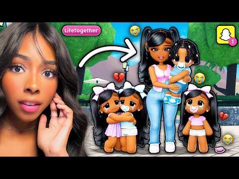 REALISTIC TRIPLETS GET REPLACED IN LIFE TOGETHER 😭 (Roblox Snapchat)