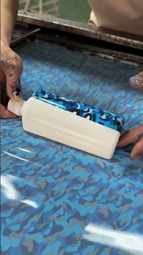 Factory Assembly Line, Water Transfer #Hydrographic #Craftshorts #Printing #Diy #Shorts