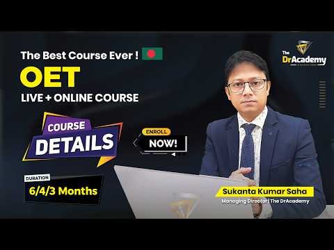 🎓 OET COURSE [4/3/2/1 MONTHS] 🧑‍💻 ONLINE + OFFLINE COURSE ❤️ THE DRACADEMY !