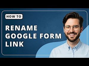 How To Customize Google Form Link | Shorten & Rename Google Forms URL