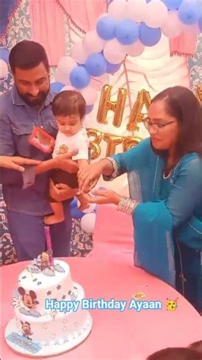 Happy 1st Birthday🎂🥳🎉#trending #cutebaby #youtube #baby #viral #funny#ytshorts#happy#happybirthday