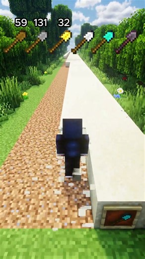 Minecraft Sand VS Shovel🪏#minecraft