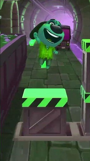 Talking Tom Gold Run Talking Ben Runs In Under Tunnel World Super Fast Gameplay Mission #Shorts #Ben