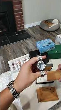 Rolex Air-King Precision Ref. R 14000 A67B7835 – Blue Arabic Dial, Full Set (1999)