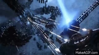 The Matrix Revolutions - big machine guns HD on Make a GIF