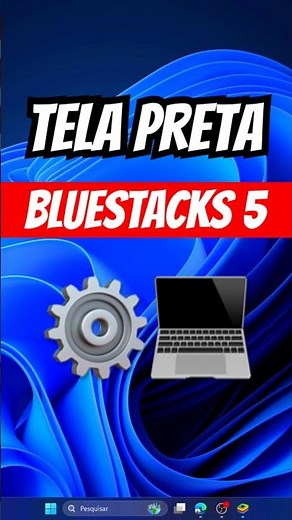 BLUESTACKS 5 BLACK SCREEN (TUTORIAL HOW TO SOLVE) 🔥 #shorts #bluestacks #bluestacks5