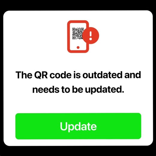 QR Code Error Message Fix
